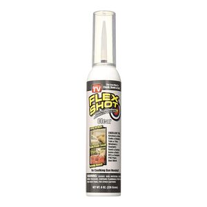 As Seen on TV Flex Shot Rubber Sealant Clear 8oz As Seen on TV Flex Shot Rubber Sealant Clear 8oz